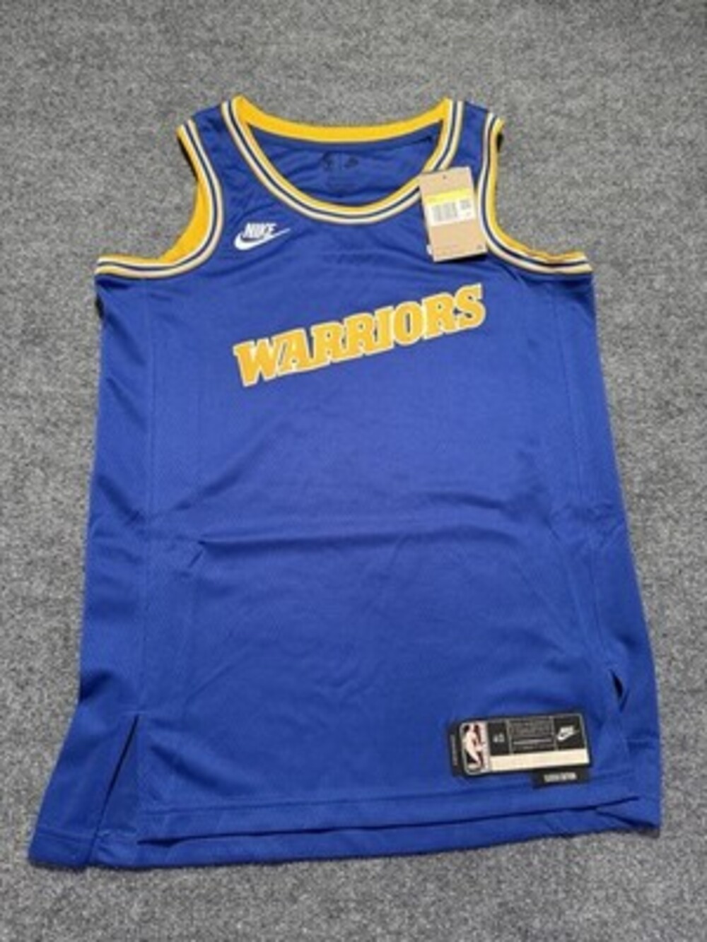 Nike Men’s Basketball Jersey Golden State Warriors Size Small Blue Classic